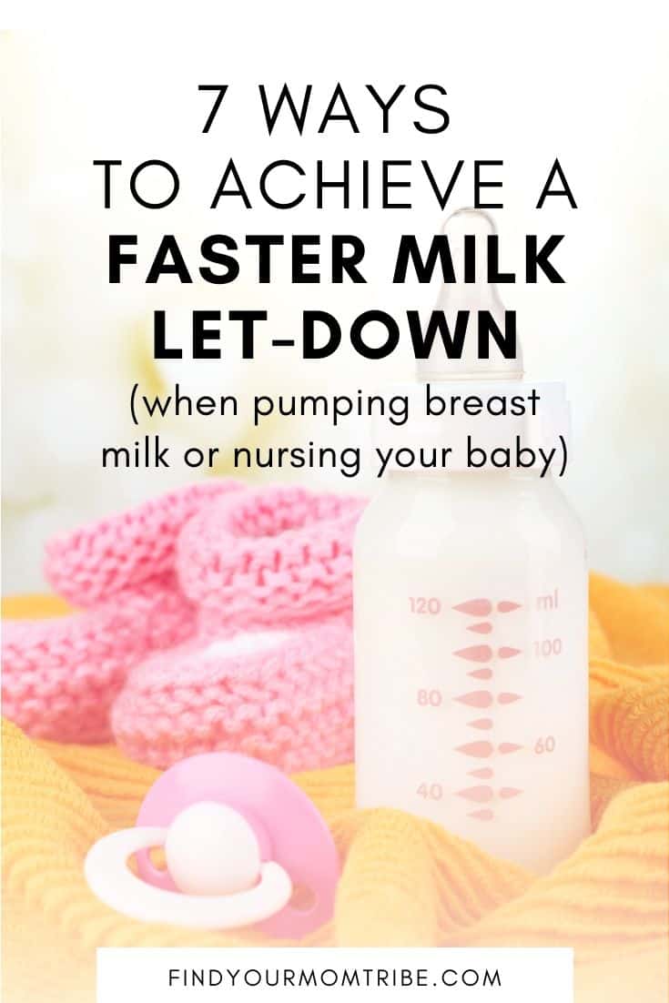 7 Ways to Achieve a Faster Milk Let-Down