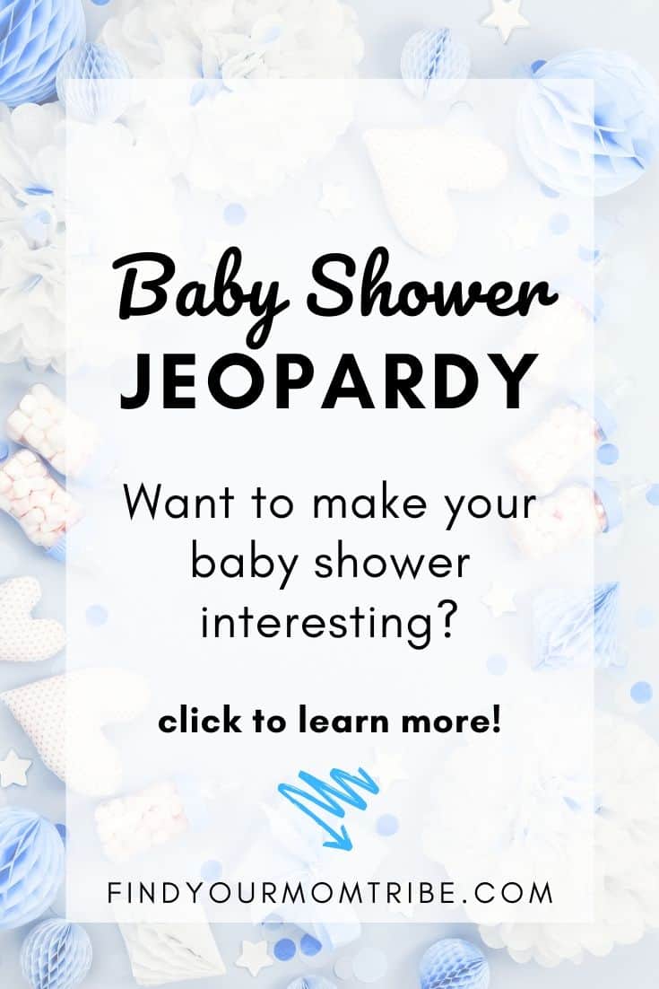 Baby Shower Jeopardy Games
