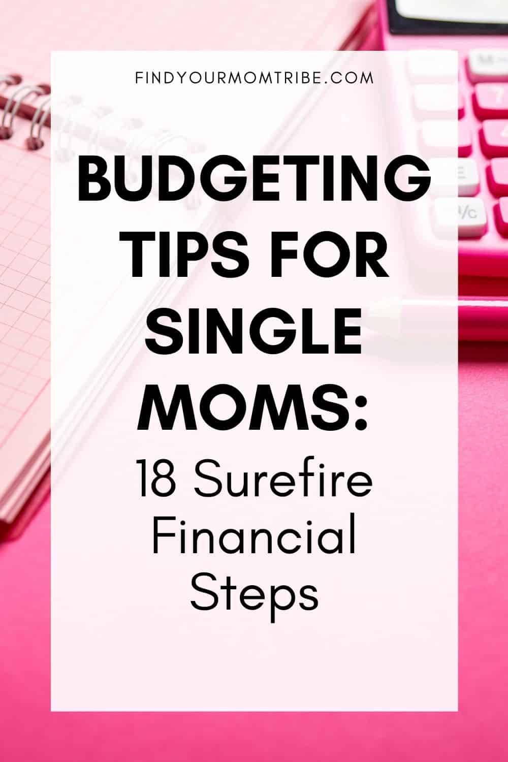 Pinterest Budgeting Tips For Single Moms