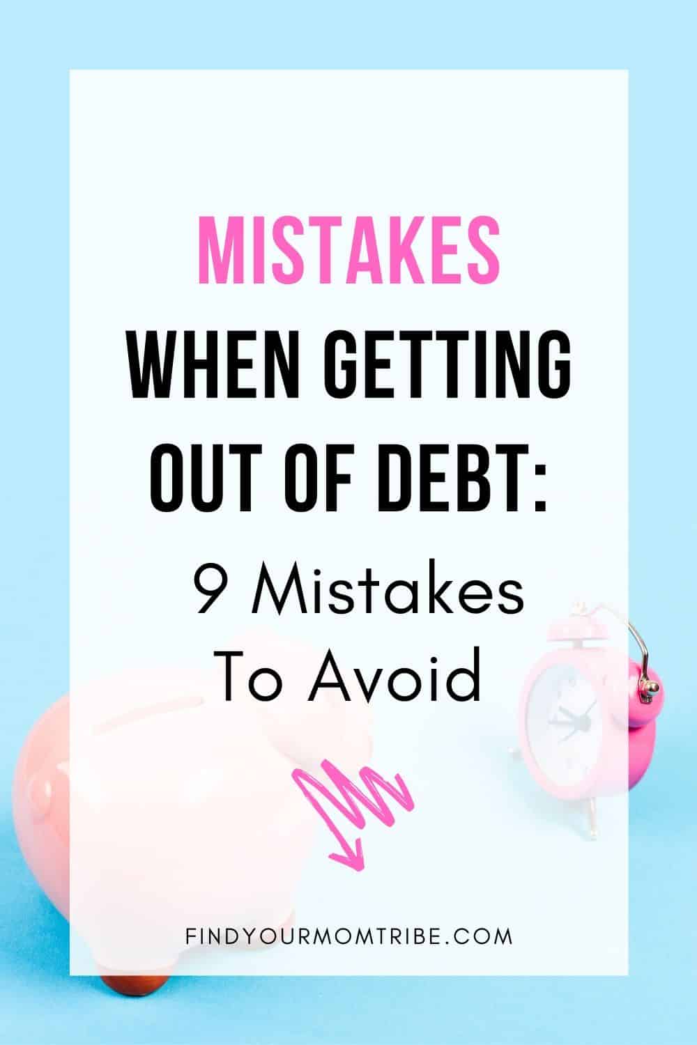 Pinterest Mistakes When Getting Out of Debt