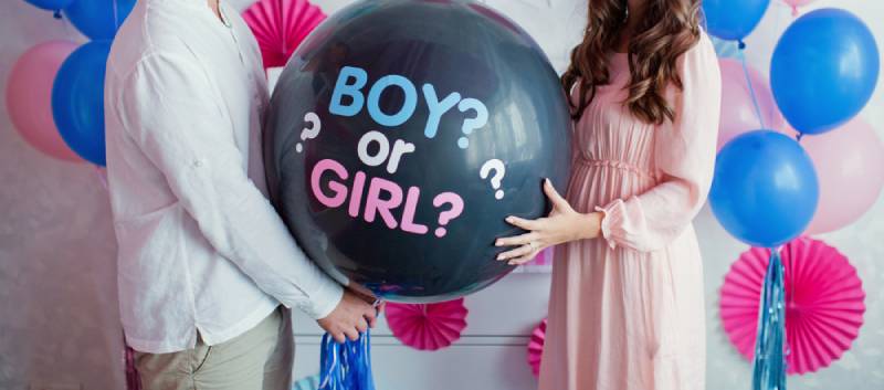 balloon with boy or girl