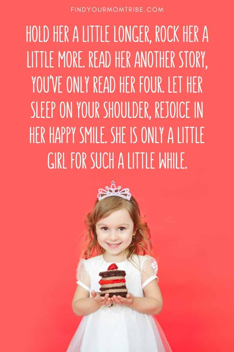 She is only a little girl for such a little while quote