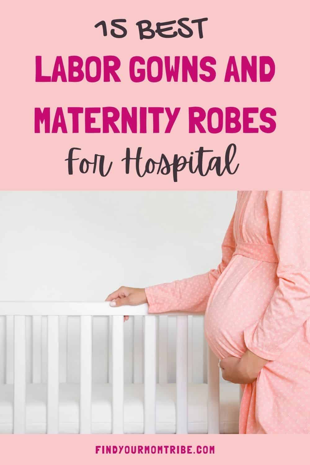 Pinterest maternity robe for hospital 