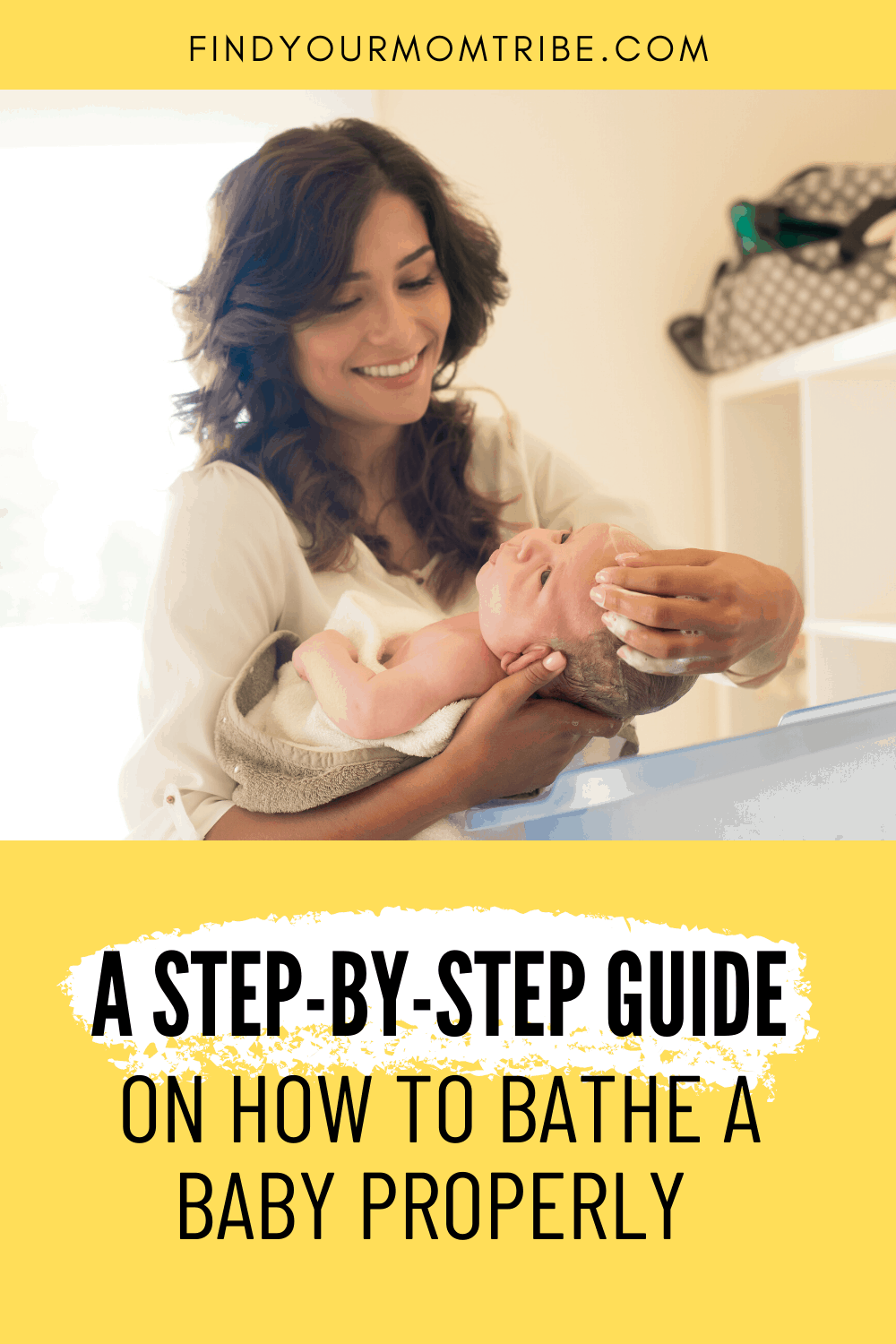 Pinterest how to bathe a baby
