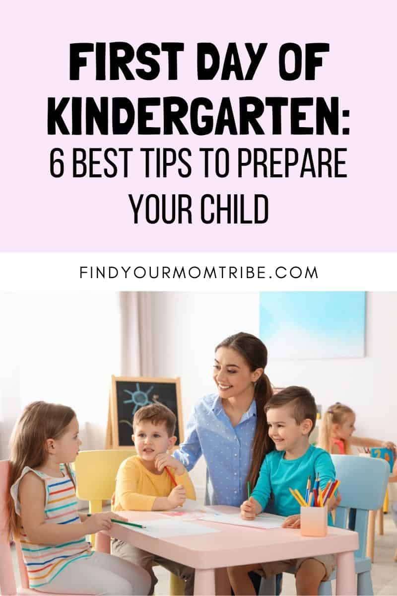 First Day Of Kindergarten Pinterest