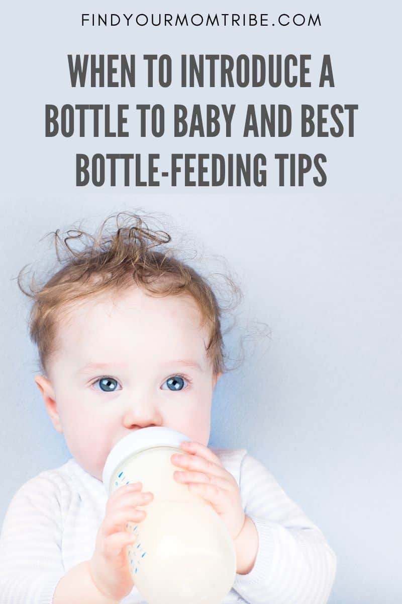 When To Introduce A Bottle To Baby And Best Bottle-Feeding Tips Pinterest