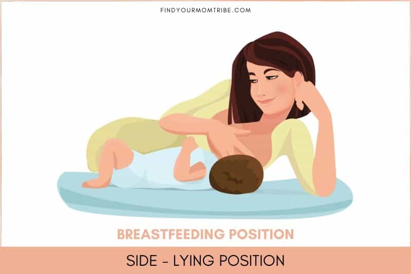 side-lying Breastfeeding position