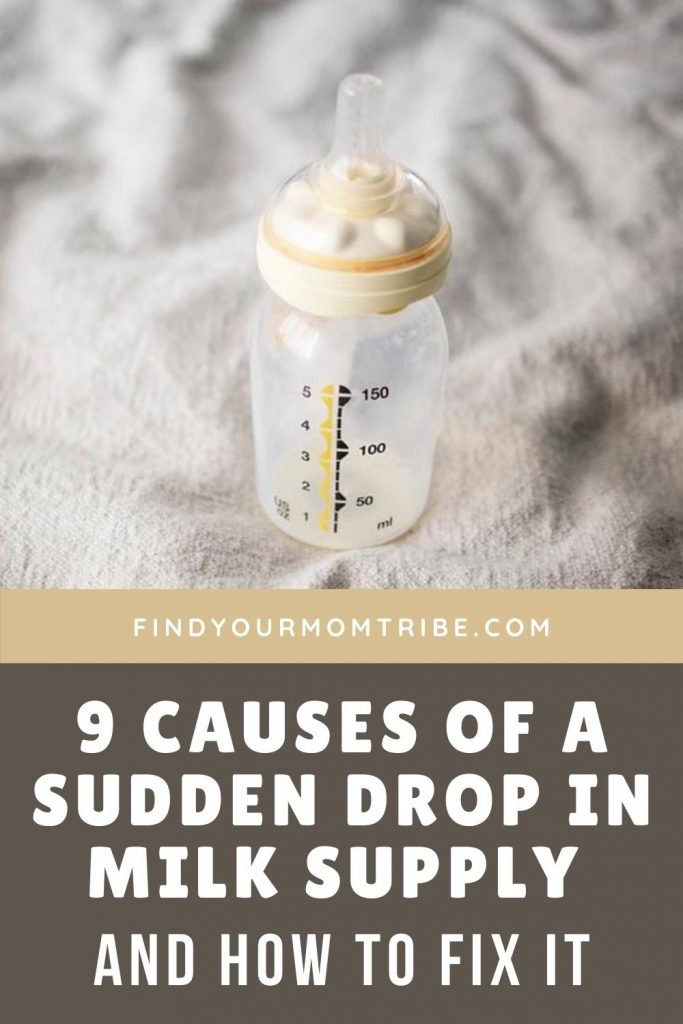 Causes Of A Sudden Drop In Milk Supply And How To Fix It