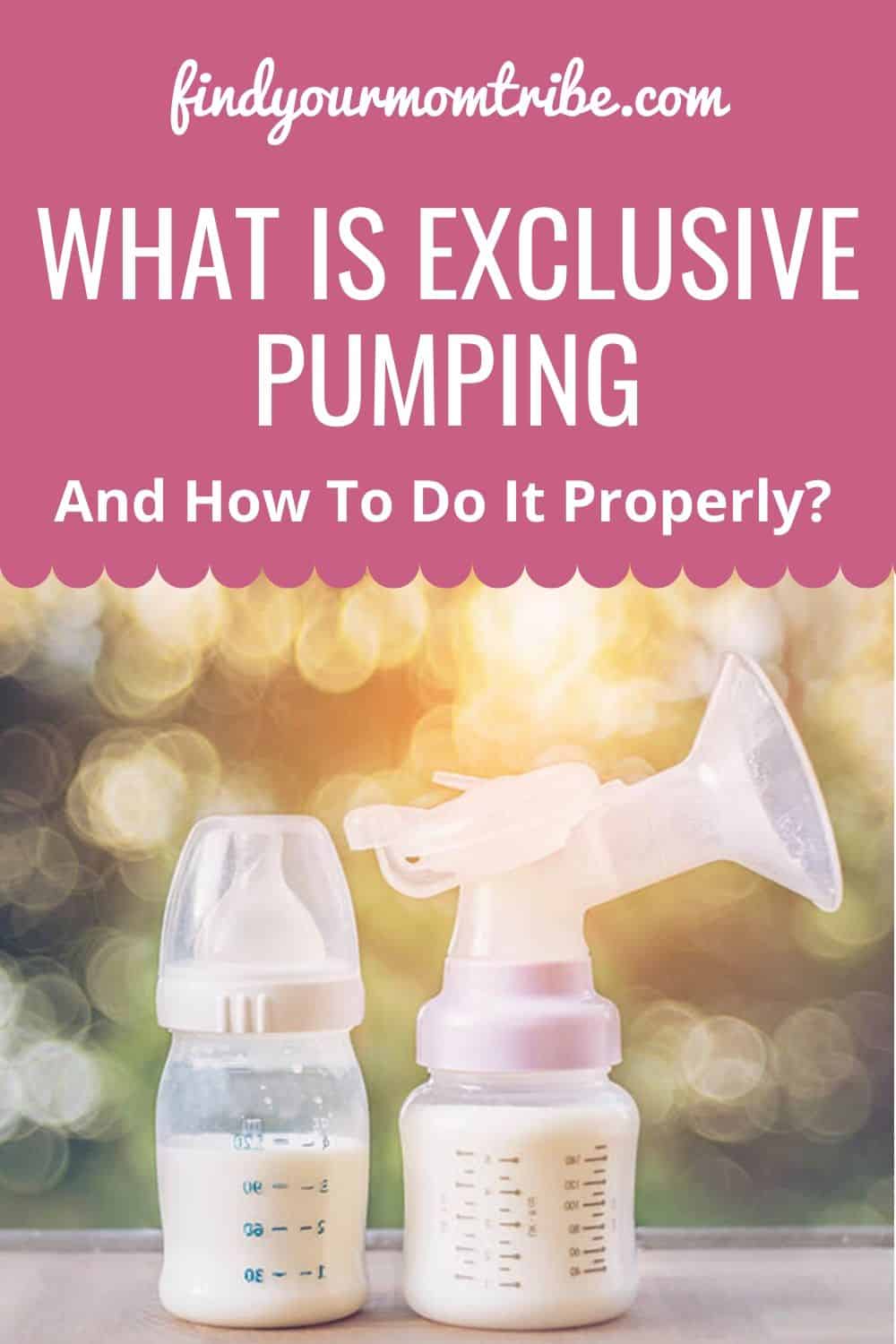 What Is Exclusive Pumping