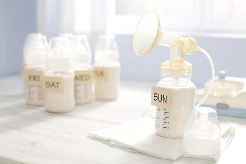 labeled breast milk for exclusive pumping