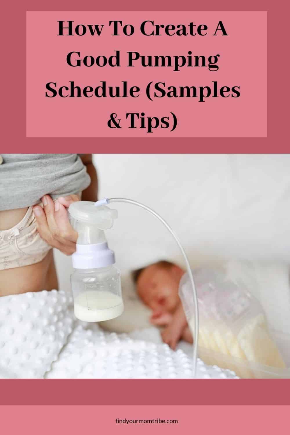 How To Create A Good Pumping Schedule (Samples & Tips)