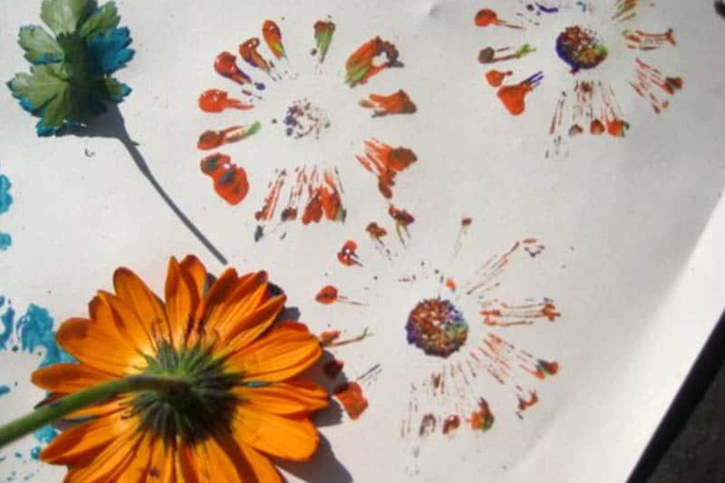 flower painting ideas