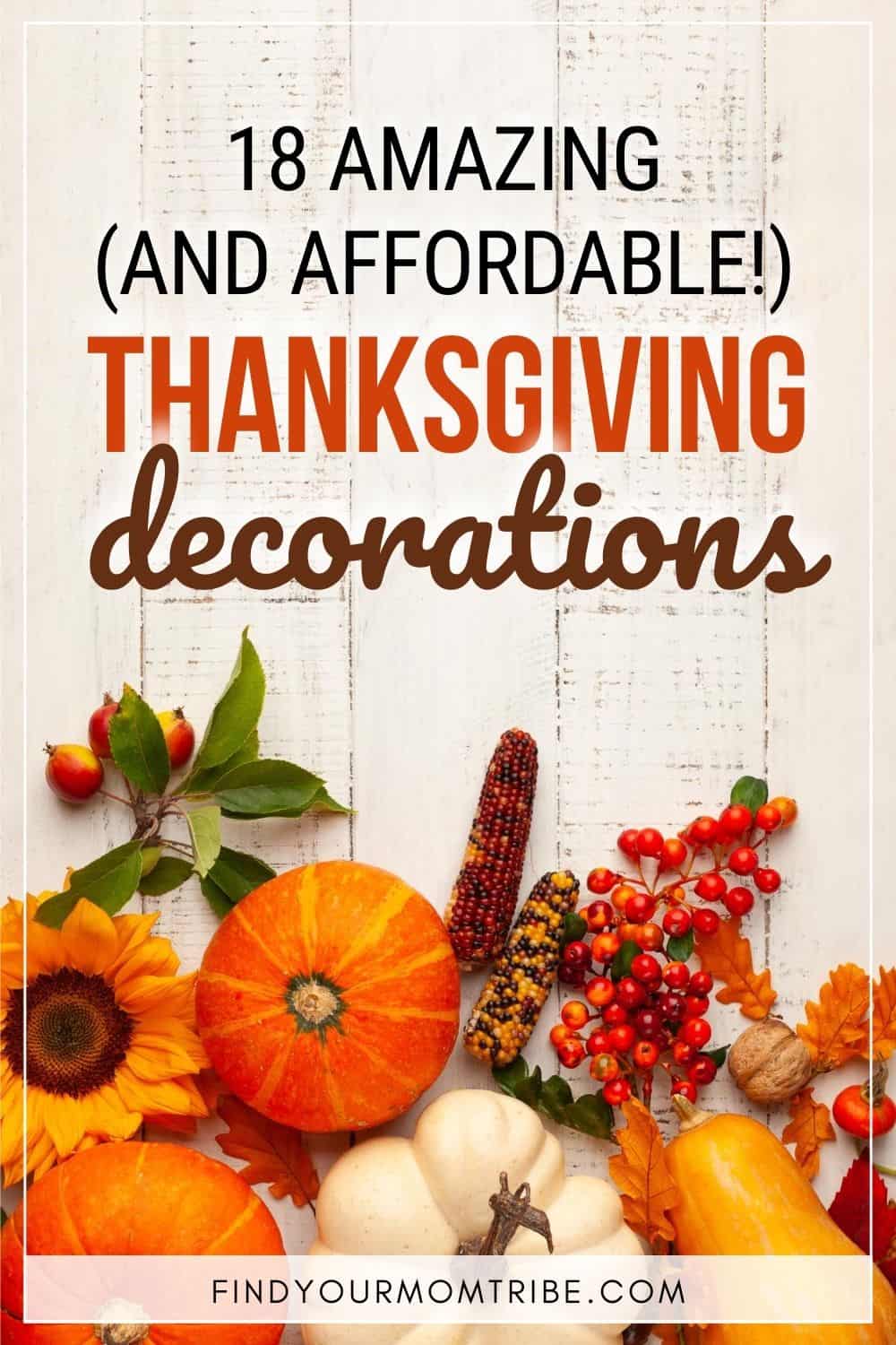 18 Simple And Easy Thanksgiving Decorations Pinterest