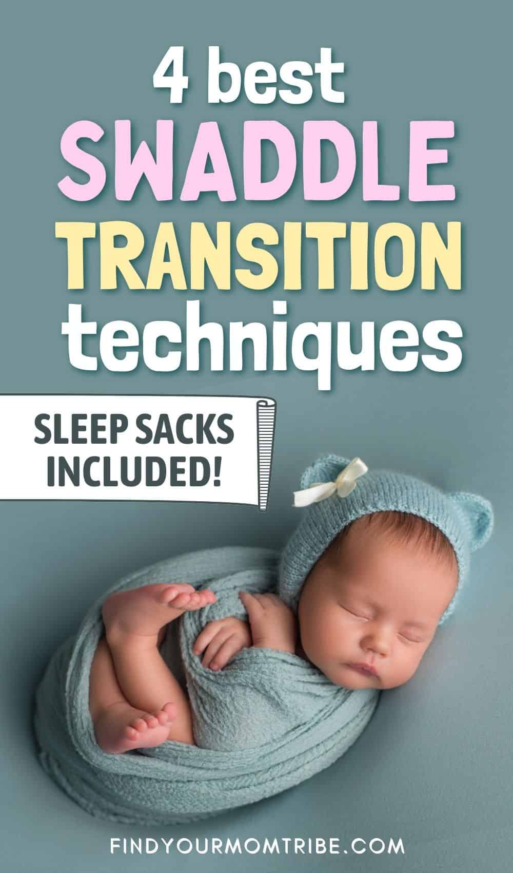 4 Best Swaddle Transition Techniques (Sleep Sacks Included!) Pinterest