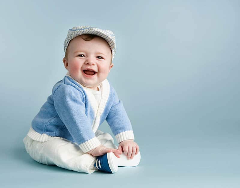 baby boy toddler happy smiling with unique middle name