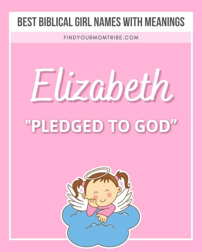 The name Elizabeth illustrated with meaning