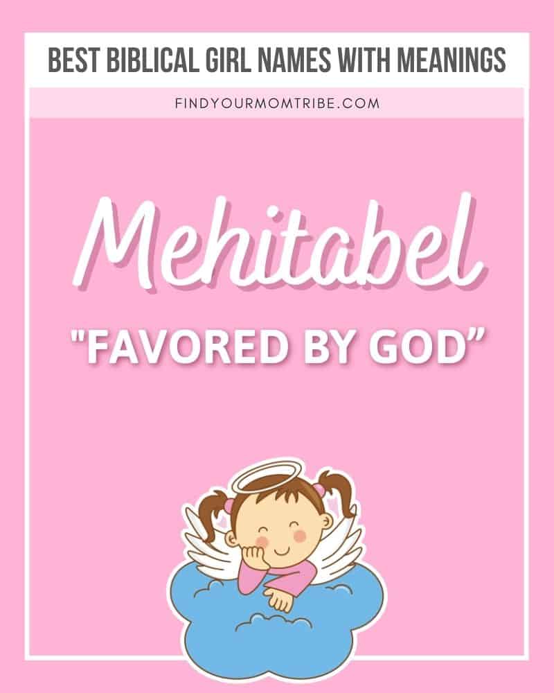 Mehitabel girl name, illustrated
