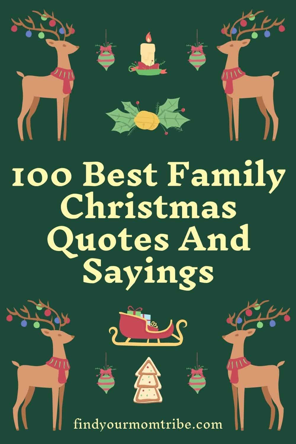 100 Best Family Christmas Quotes And Sayings