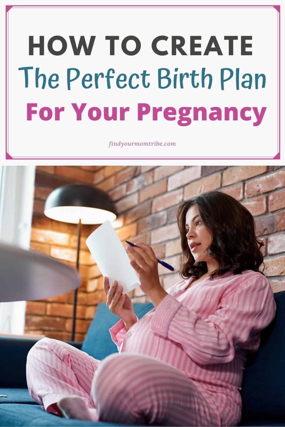 pinterest birth plan