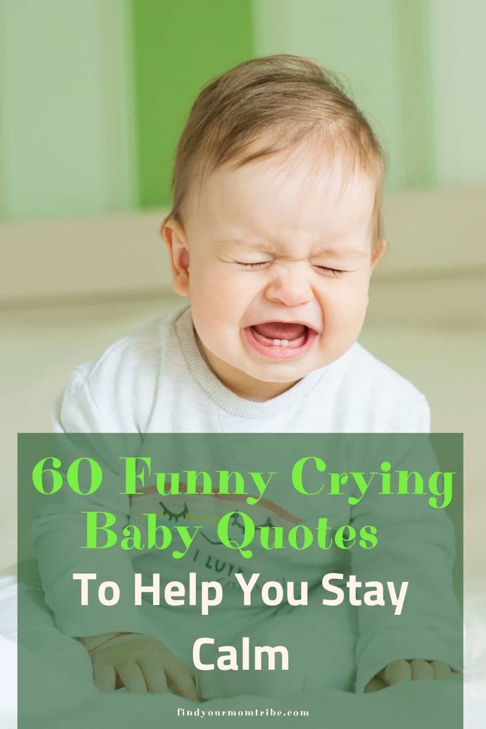 60 Funny Crying Baby Quotes To Help You Stay Calm