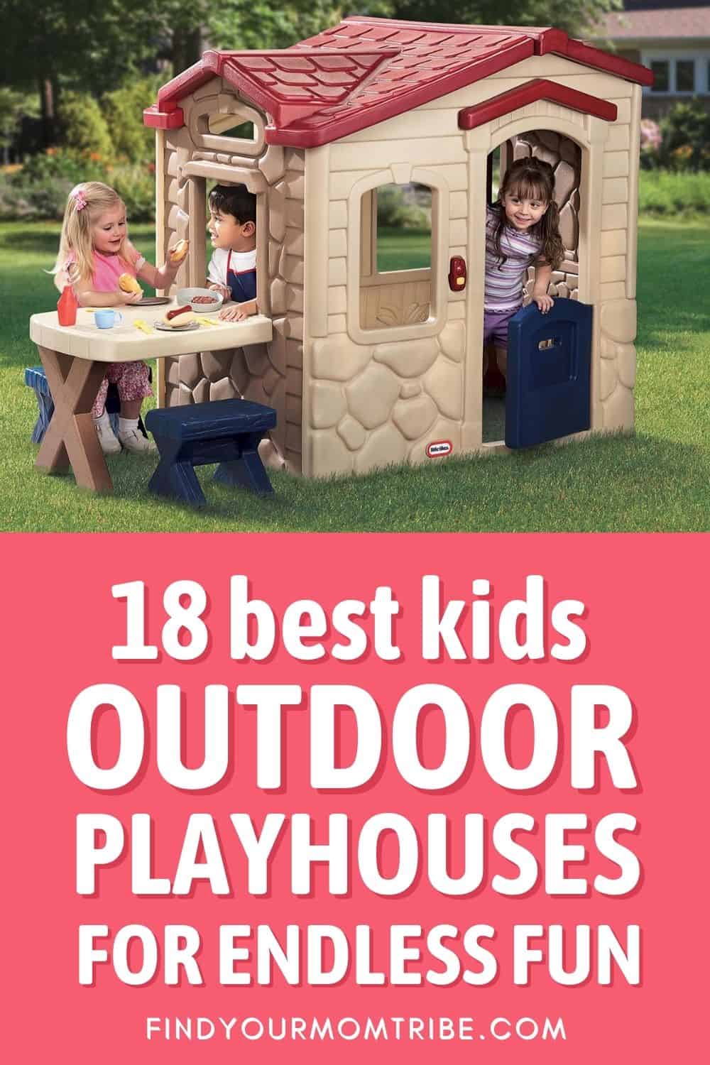 18 Best Kids Outdoor Playhouses Pinterest