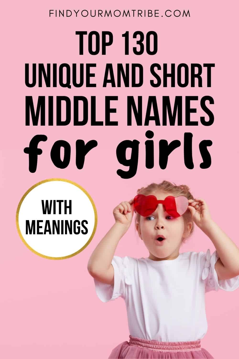 Top 130 Unique And Short Middle Names For Girls With Meanings Pinterest