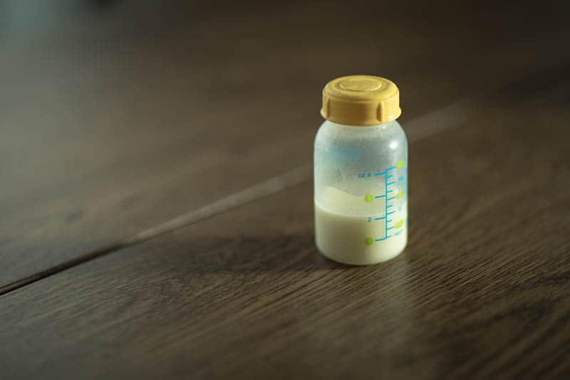 little bottle of breast milk