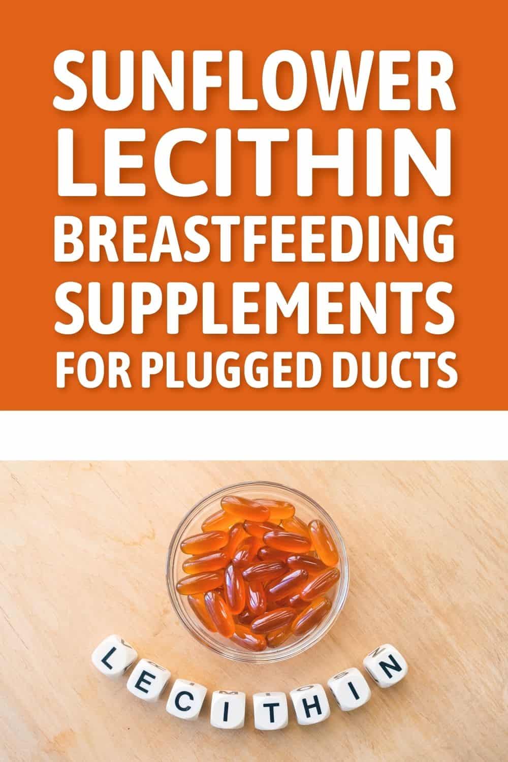 Sunflower Lecithin Breastfeeding Supplements For Plugged Ducts