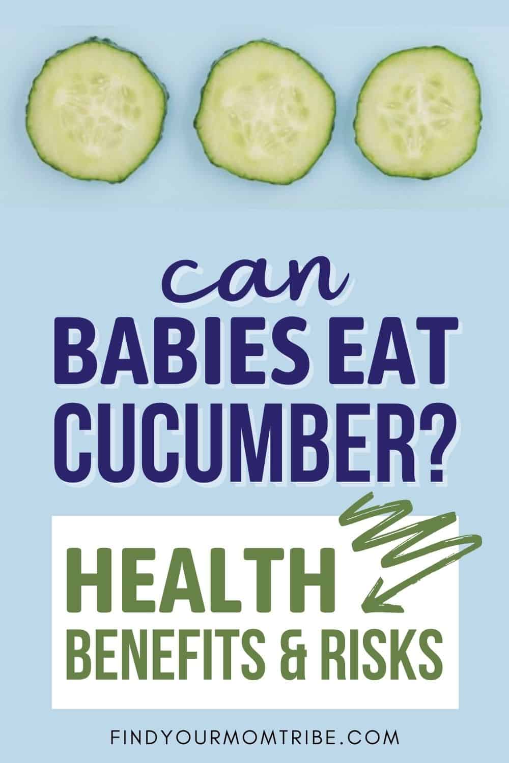 Can Babies Eat Cucumber Pinterest