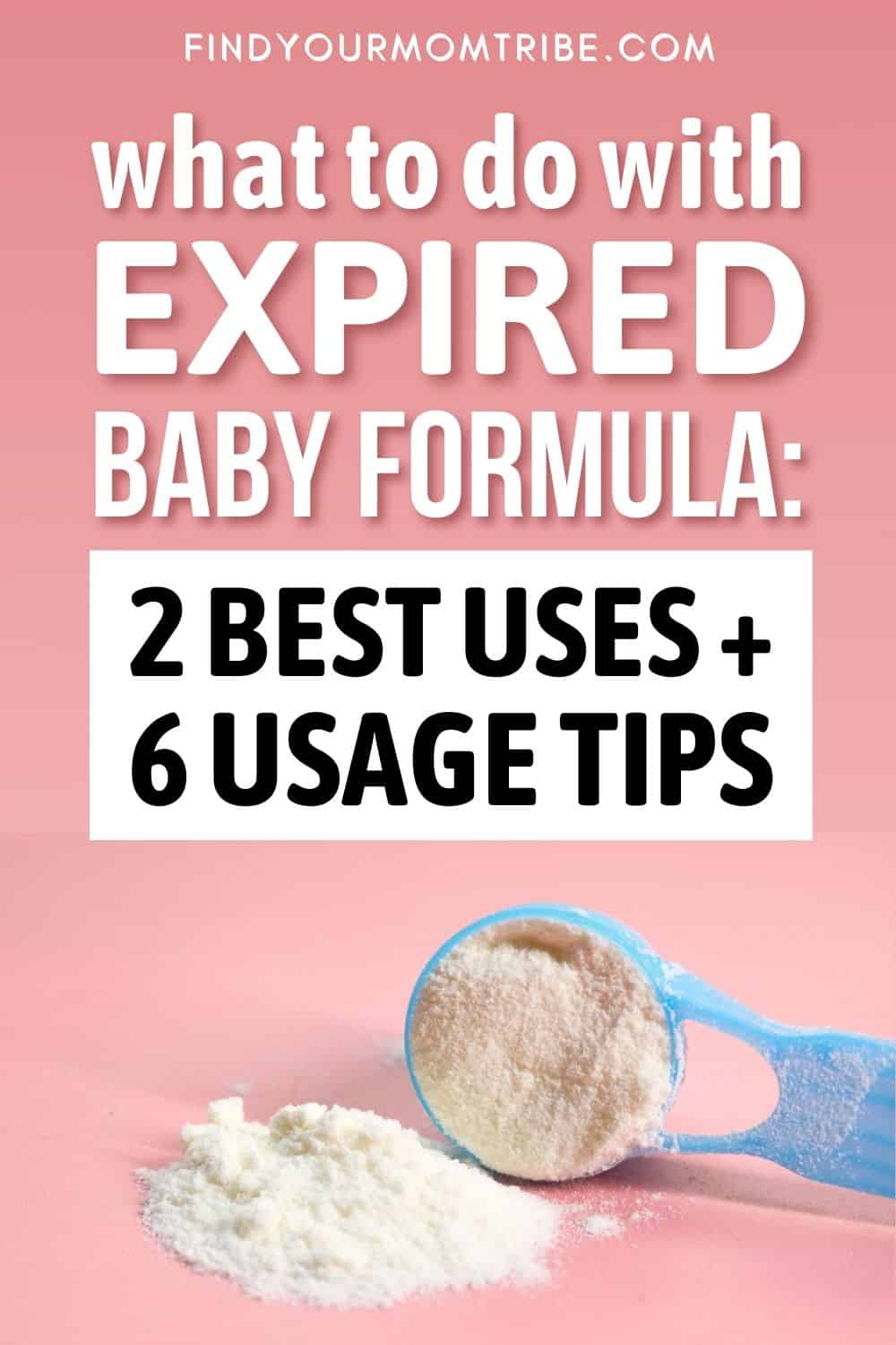 What To Do With Expired Baby Formula Pinterest