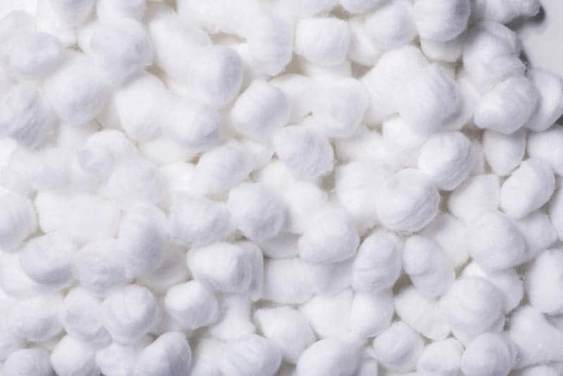 a lot of white soft cotton balls