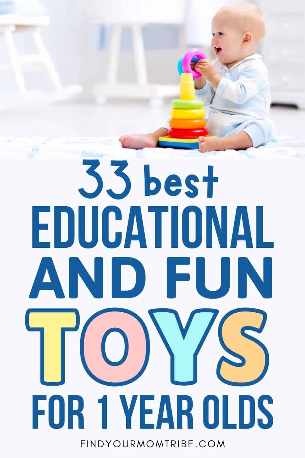 Best Educational And Fun Toys For 1 Year Olds Pinterest