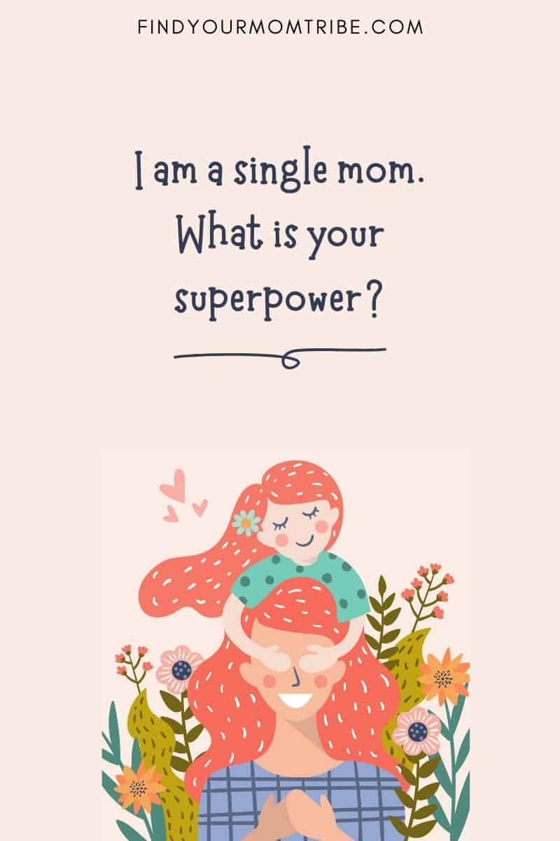 Single mother life quote