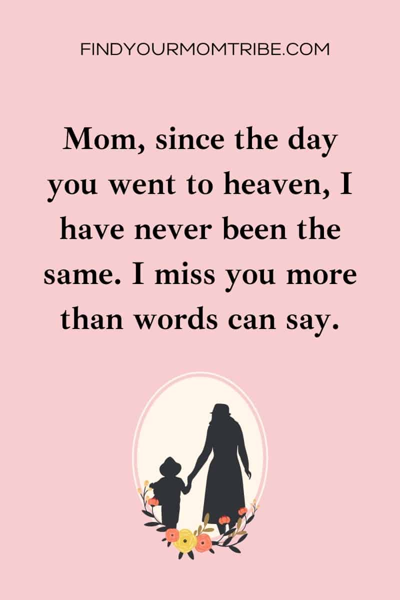 Mom In Heaven Quotes