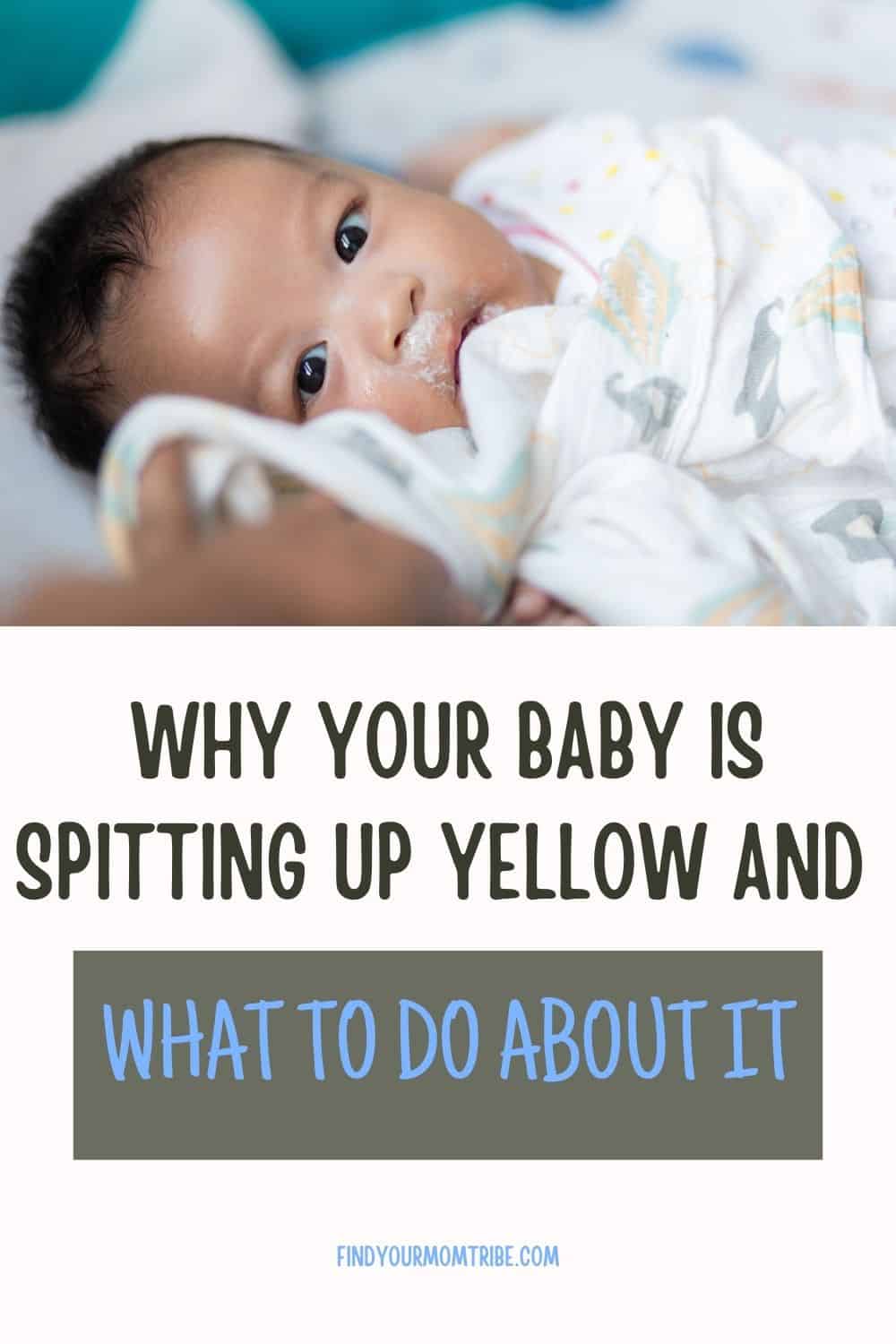 Pinterest baby spitting up yellow 