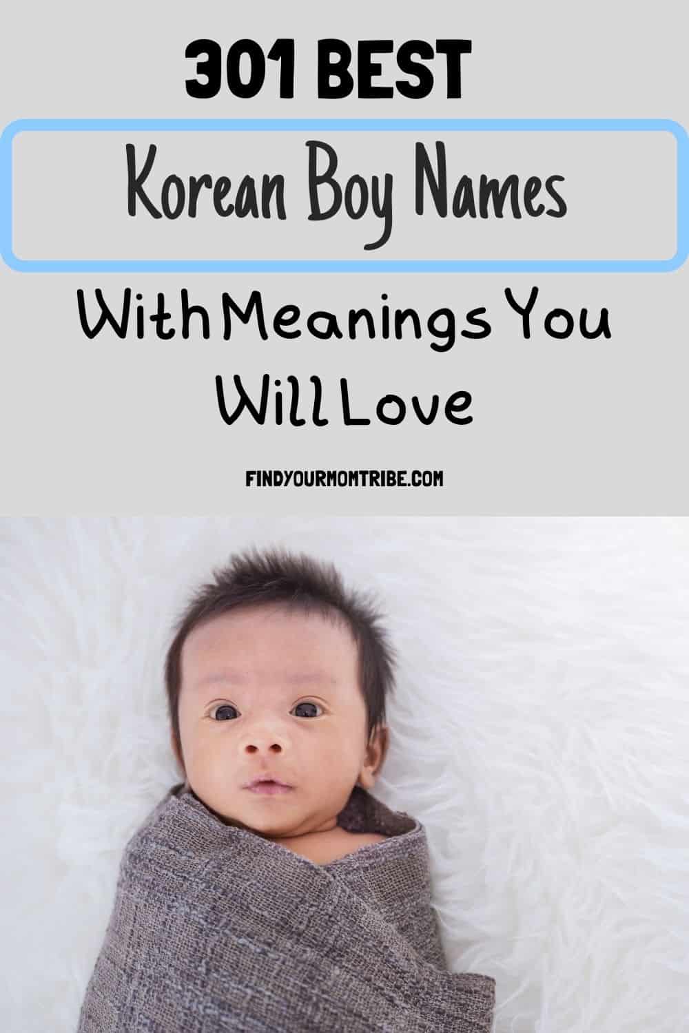 Pinterest korean boy names 
