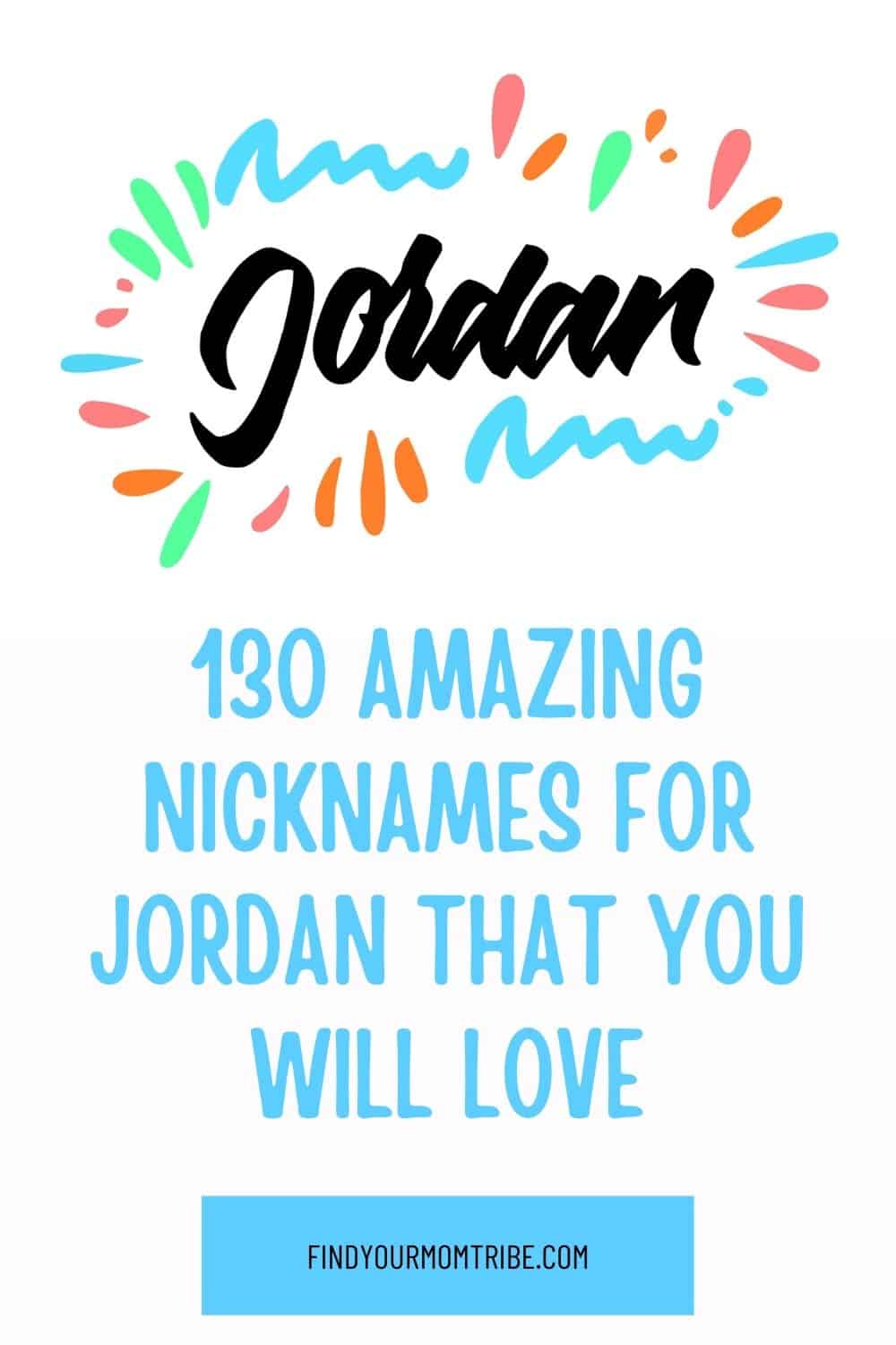 Pinterest nicknames for jordan 