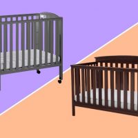 mini crib vs crib comparison illustration