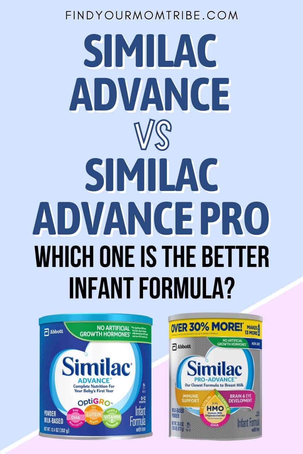 Similac Advance VS Pro Advance What Are The Differences Pinterest