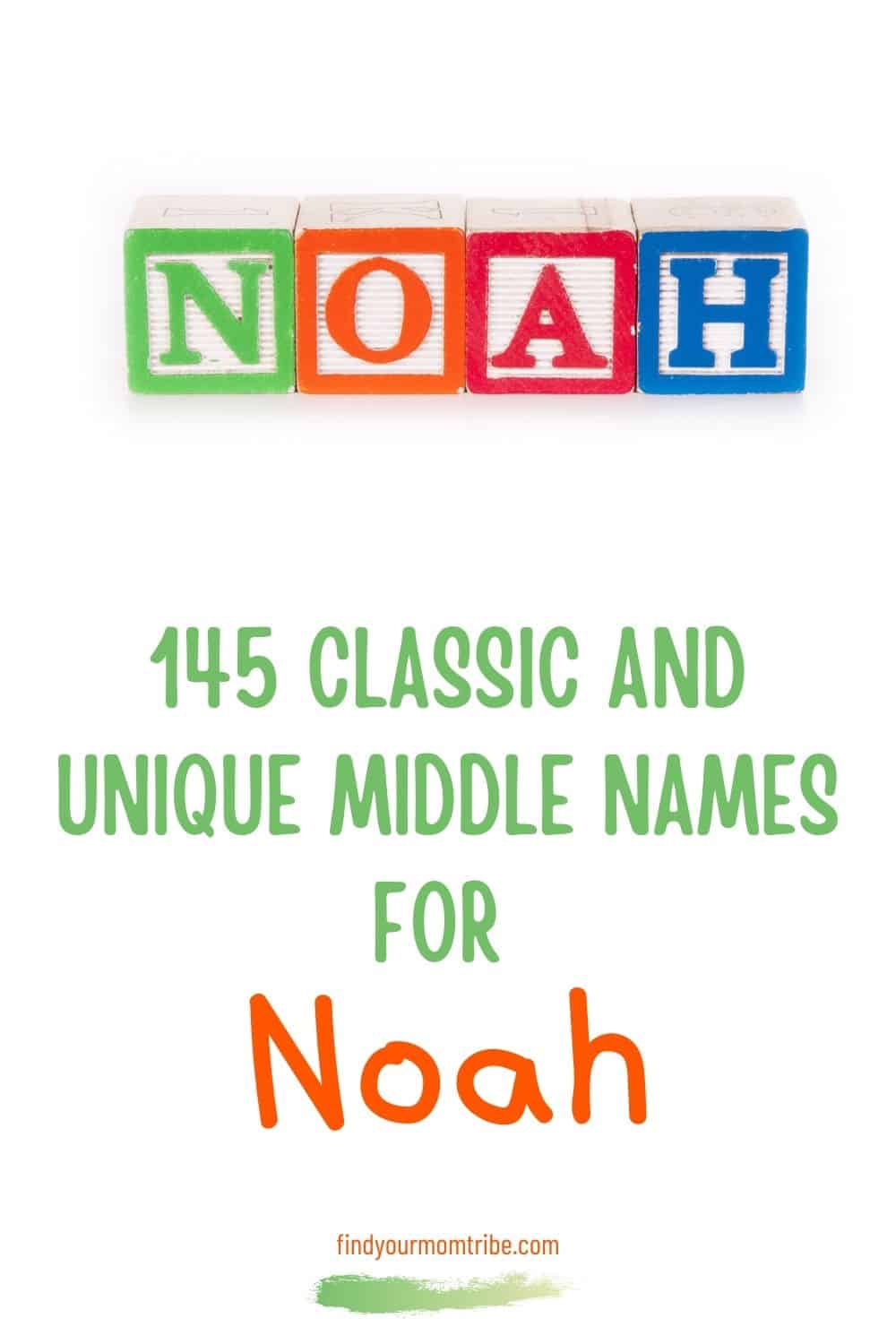 Pinterest middle names for noah 