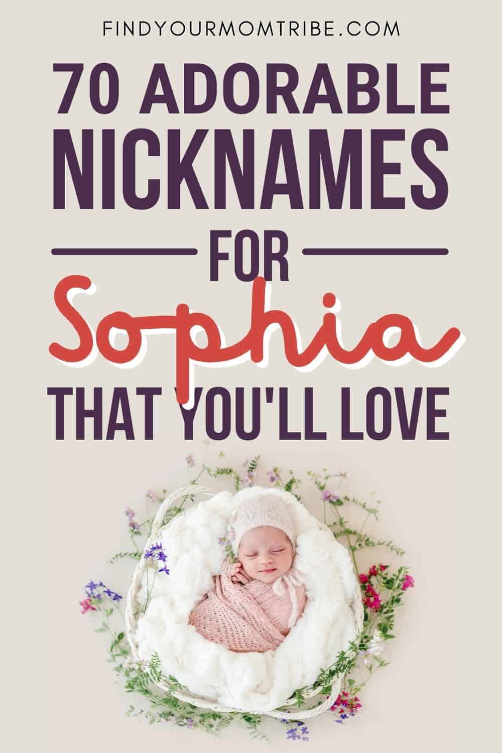 Most Adorable Nicknames For Sophia You’ll Fall In Love With Pinterest