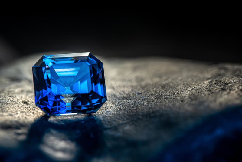 beautiful blue sapphire