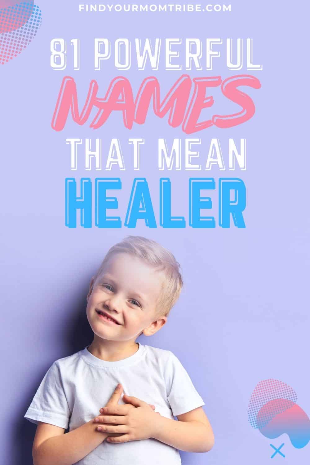 Names That Mean Healer pinterest