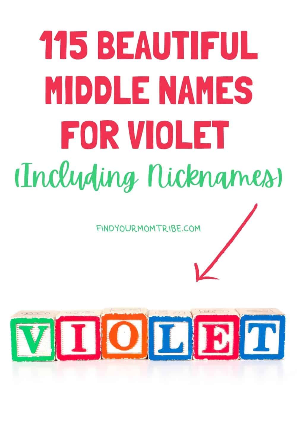  Pinterest middle names for violet