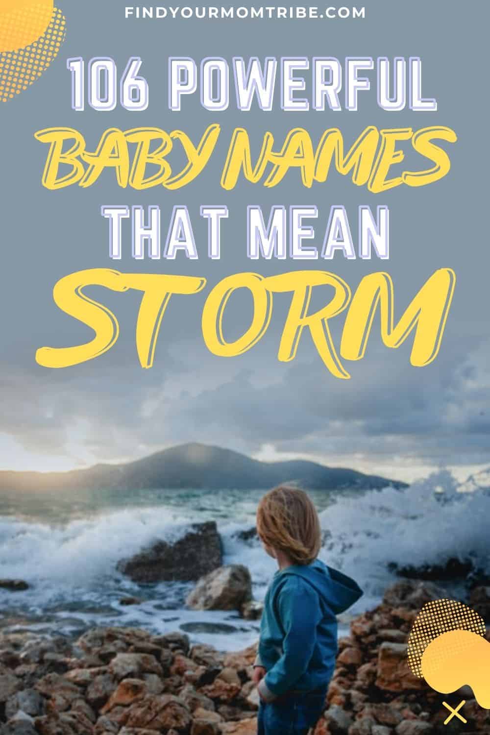 names that mean storm pinterest