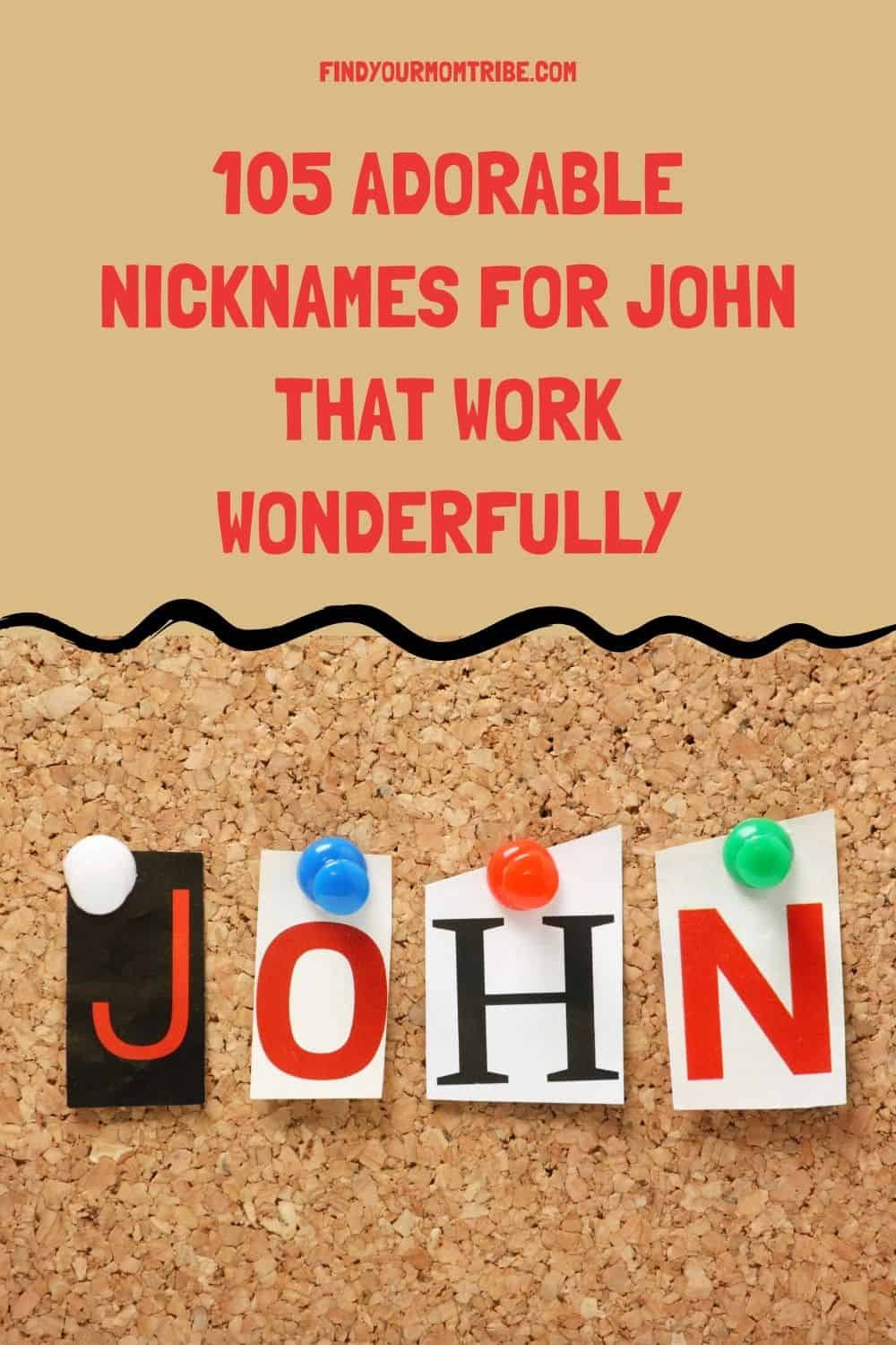 Pinterest nicknames for john 