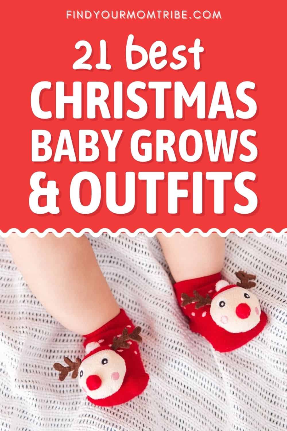 21 Best Christmas Baby Grows and Outfits Pinterest