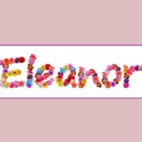 floral illustration of the name Eleanor
