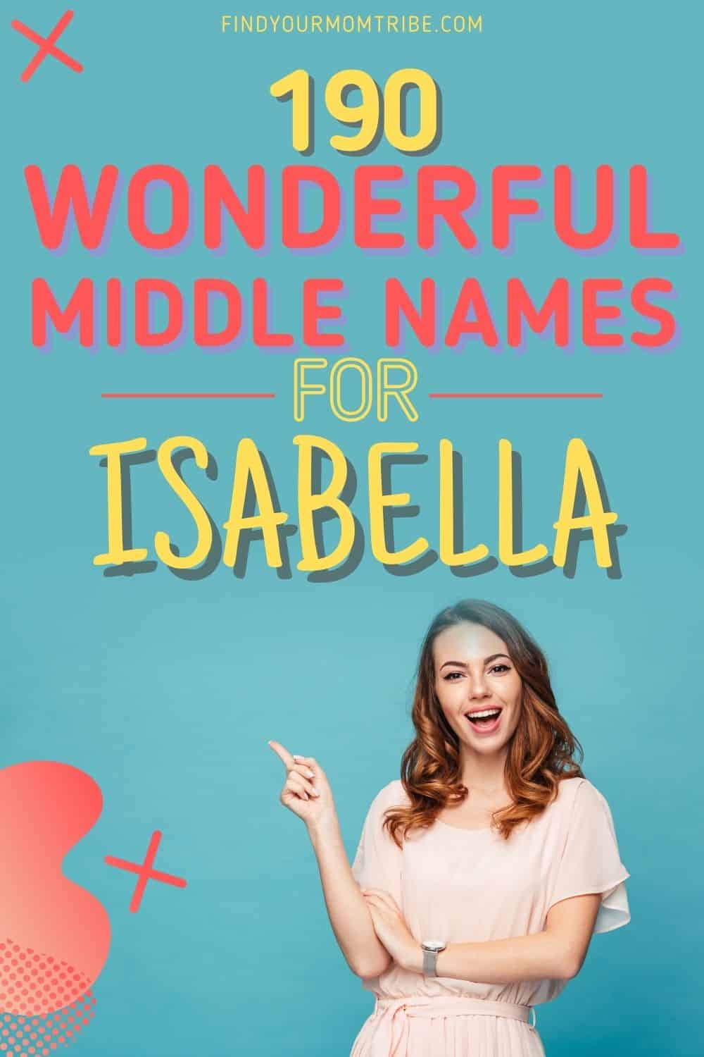 Middle Names For Isabella pinterest