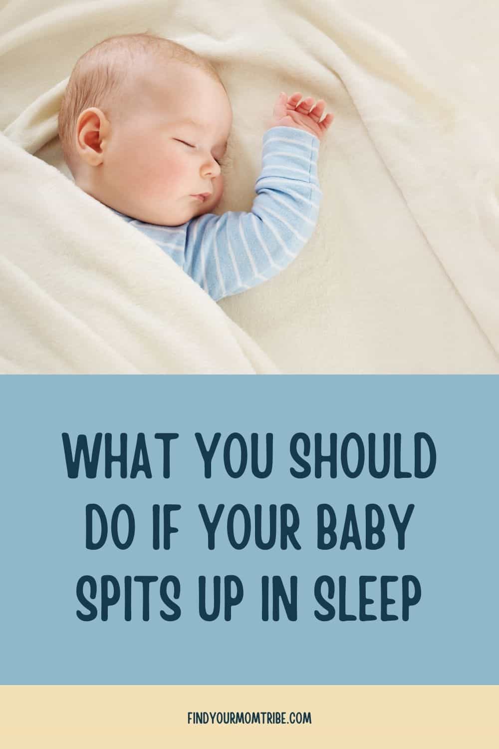 Pinterest baby spits up in sleep 